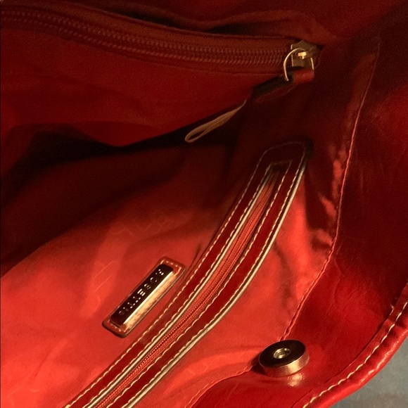Rosetti Red Leather Shoulder Bag - Picture 12 of 16